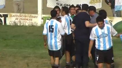 Otra batalla campal en el fútbol amateur argentino