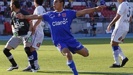 Eduardo Vargas abrió la cuenta para Universidad de Chile ante Huachipato