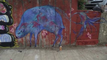 Festival del graffiti revolucionó las calles de Penco