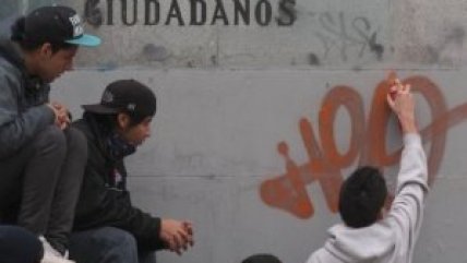 La marcha secundaria contra el lucro en Santiago