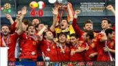   Diarios españoles se deshicieron en elogios a la selección bicampeona de Europa 
