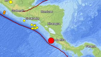   Terremoto de 7,6 Richter afectó a Costa Rica 