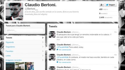 Bertoni: Mi impostor en Twitter es un infeliz