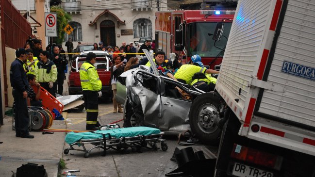 Camión que mató a mujer en Viña del Mar cargaba seis toneladas más de lo permitido