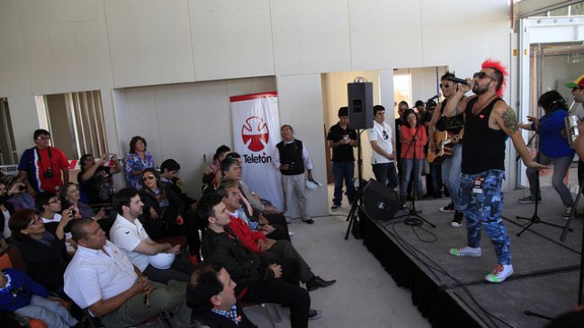 Artistas visitaron obras de construcción del nuevo instituto Teletón de Calama