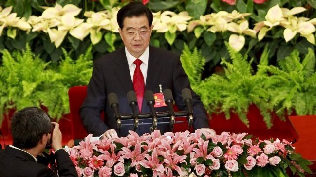 Hu Jintao se retirará como jefe militar de China tras congreso del PCCh