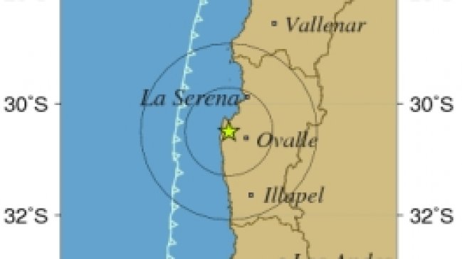 Sismo de magnitud 4 Richter afectó a Coquimbo