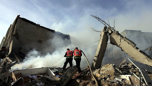 Israel bombardeó el Ministerio del Interior de Hamas en Gaza