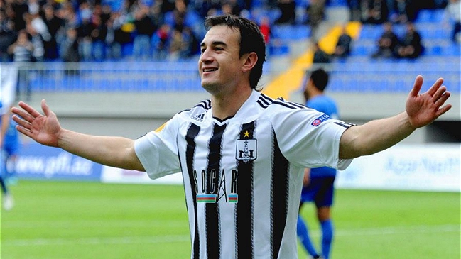 Nicolás Canales marcó cuatro tantos en goleada de Neftchi Bakú en Arzebaiyán