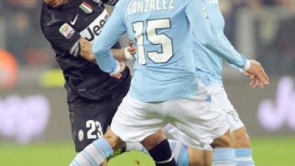   Arturo Vidal e Mauricio Isla jugaron en empate de Juventus con Lazio 