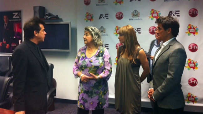 Rafael Araneda y Eva Gómez viajaron a EE.UU para promocionar Viña 2013