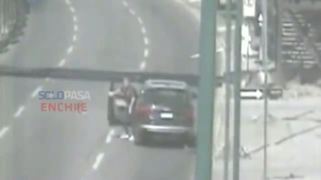 Video revela que Omar Labruna conducía al momento del accidente