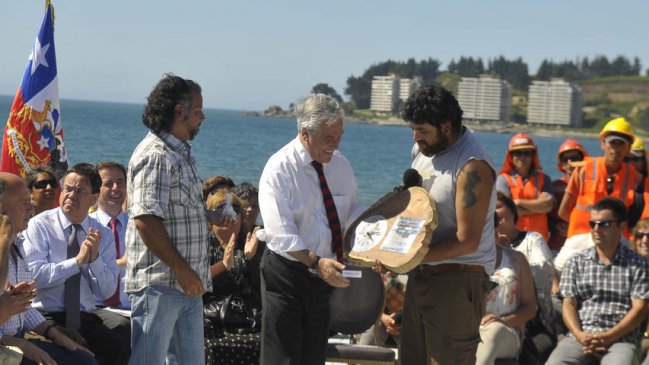 Vecinos pidieron al Presidente convertir Dichato en una comuna