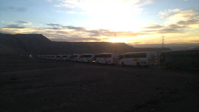 Trabajadores bloquearon ingresos a Chuquicamata