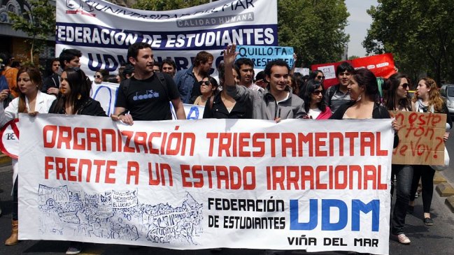 Las razones de las Ues tradicionales para rechazar a los alumnos de la U. del Mar