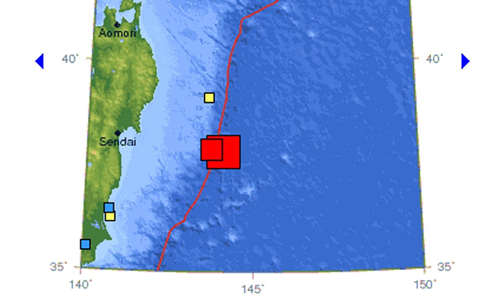 Terremoto afectó la costa este de Japón
