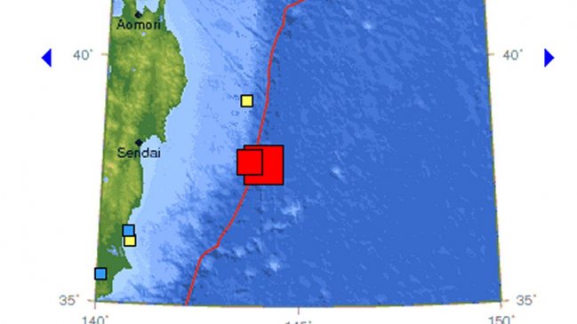 Terremoto afectó la costa este de Japón