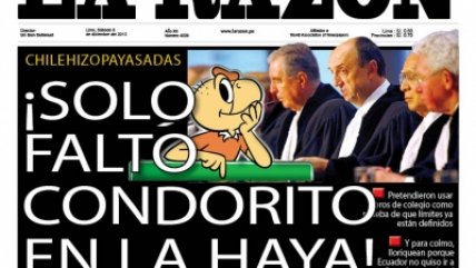   Usando a Condorito se burlan de la defensa chilena en La Haya 