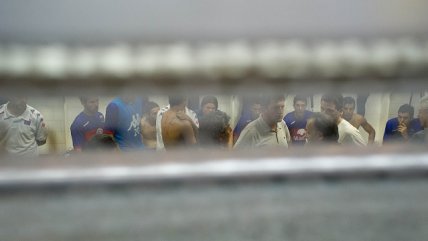 Así quedó el camarín de Tigre en el Estadio Morumbí