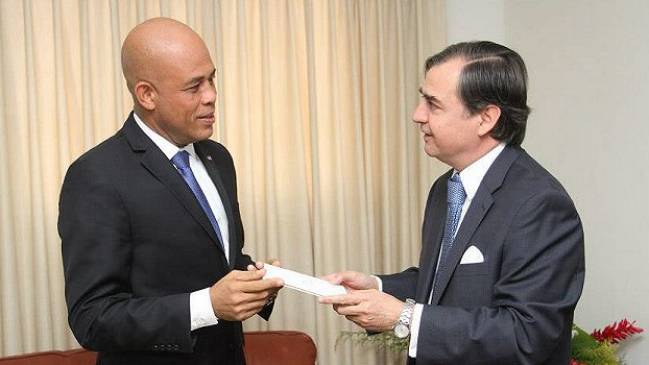 Embajador anunció viaje de Sebastián Piñera a Haití