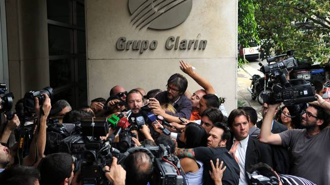 Justicia argentina acogió recurso de Clarín contra la Ley de Medios