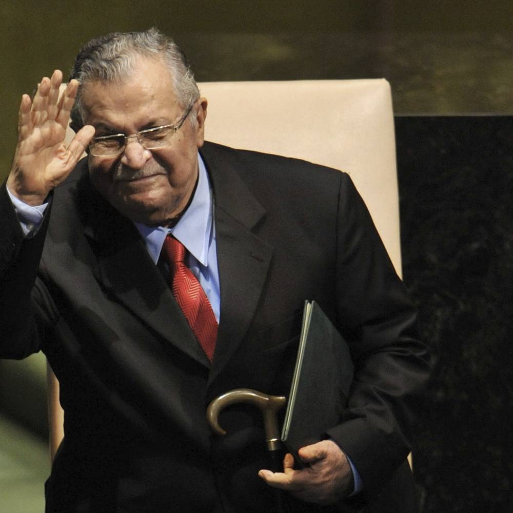 Presidente iraquí se encuentra 