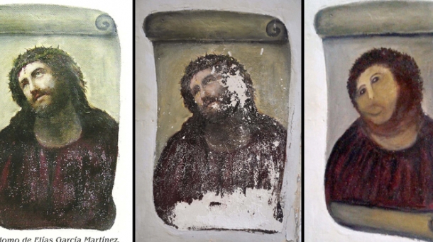 Restauradora del Ecce Homo vendió obra en más de mil dólares