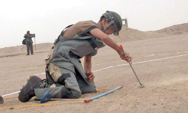 Terminaron los trabajos de desminado en la frontera con Perú