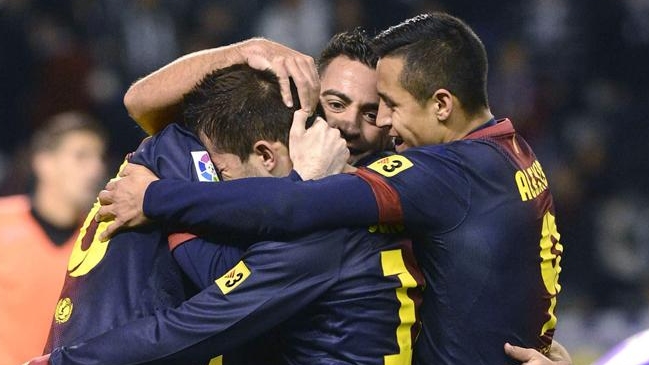 Alexis Sánchez fue titular en nueva victoria de FC Barcelona por la Liga