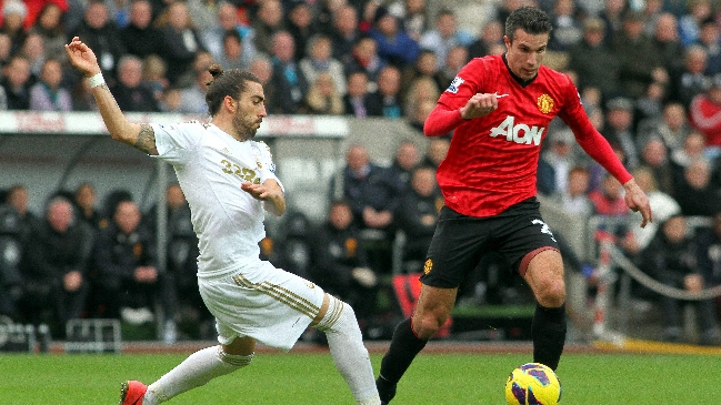 Manchester United igualó ante Swansea por la Premier League