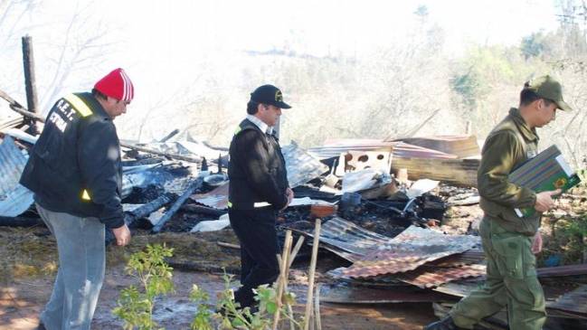 Dos atentados incendiarios afectaron a fundos de La Araucanía