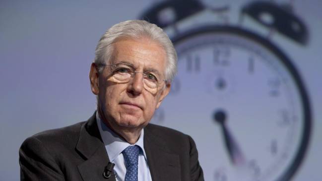 Monti lanzó su programa de gobierno para Italia