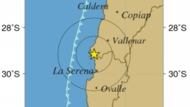 Sismo remeció a las regiones de Atacama y Coquimbo