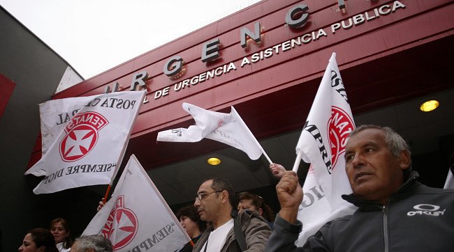 Funcionarios de la ex Posta Central iniciaron paro indefinido