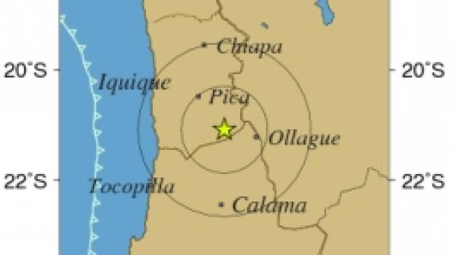 Sismo de menor intensidad se sintió en la Región de Tarapacá