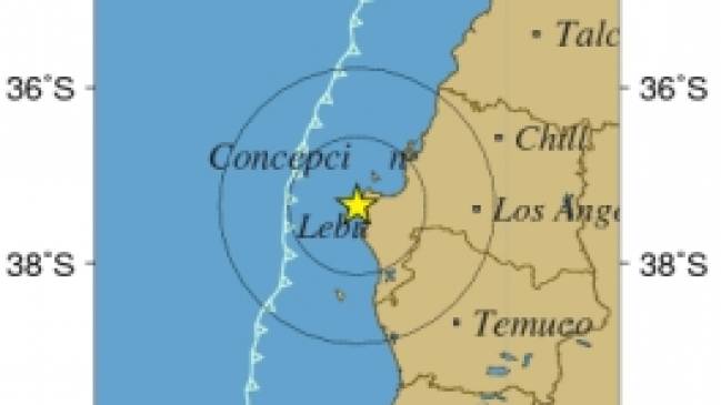 Temblor afectó a las regiones del Maule, Biobío y La Araucanía