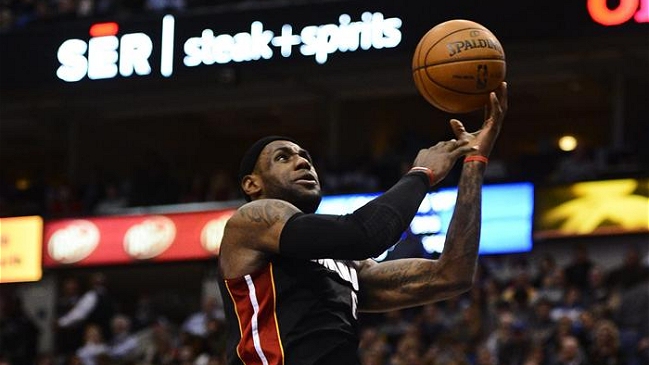 Los Heat sumaron su sexto triunfo consecutivo de la mano de LeBron James