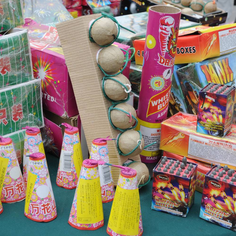 Carabineros decomisó fuegos artificiales en el barrio Meiggs