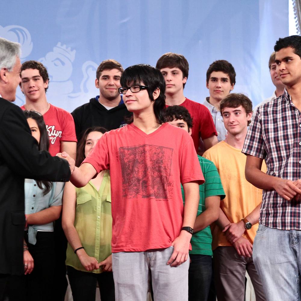 Mejores puntajes de la PSU desayunaron con Piñera