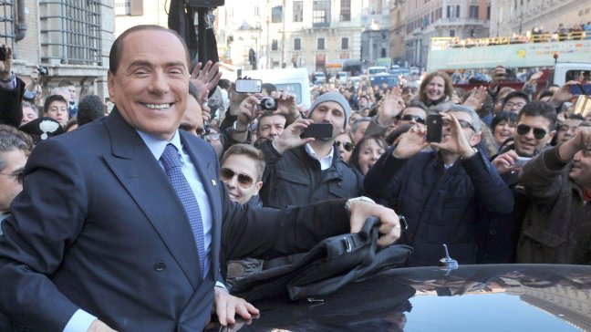 Berlusconi anunció alianza con la Liga de cara a los comicios de febrero