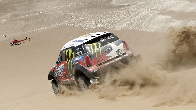 Boris Garafulic no pudo concluir la octava etapa del Dakar tras ser neutralizada la competencia