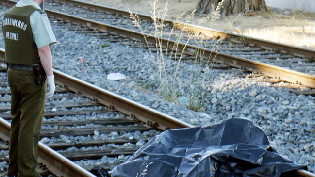 Hombre murió arrollado por un tren en Lo Espejo