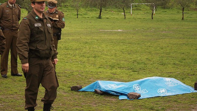 Vecinos encontraron cuerpo carbonizado en Lampa