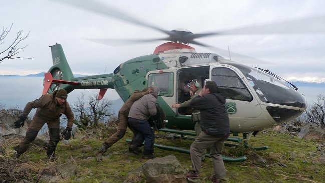 Tres excursionistas están atrapados a más de 5.000 metros en San José de Maipo