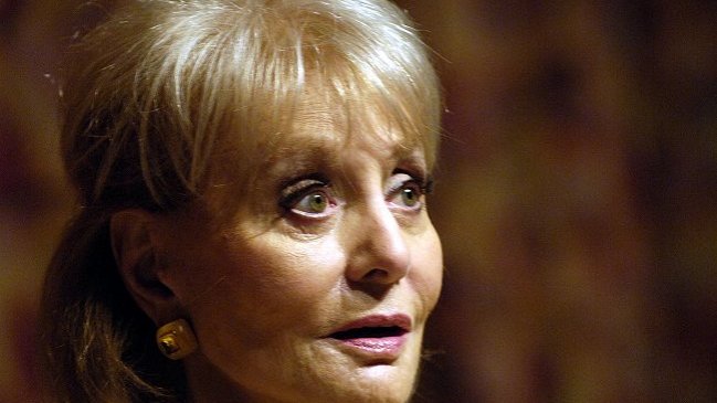 Veterana periodista estadounidense Barbara Walters fue hospitalizada tras caída
