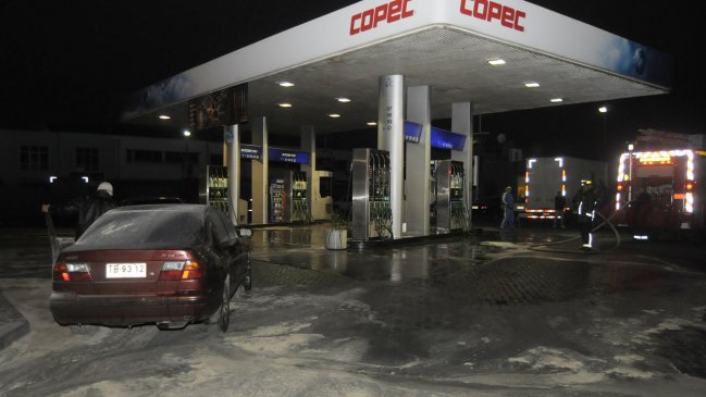 Detective frustró asalto de servicentro en Lampa