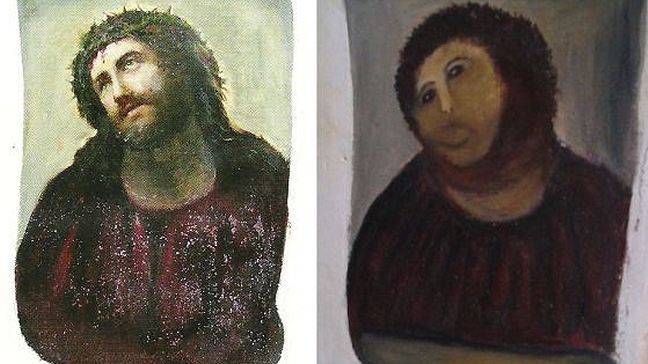 Cecilia Giménez y el Ecce Homo: 