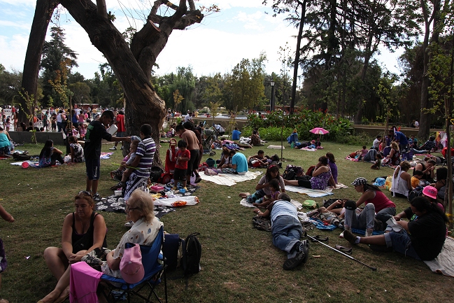 Municipalidad de Santiago multará a quienes boten basura en las áreas verdes