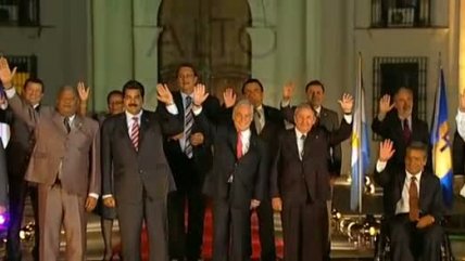   Piñera dio la bienvenida a la cumbre Celac con cena oficial en La Moneda 