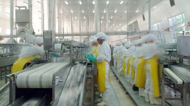 Producción industrial alcanzó un 2,9 por ciento en 2012